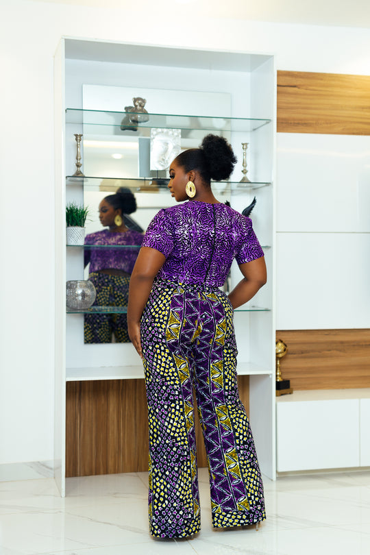 Amari African print Pants Set