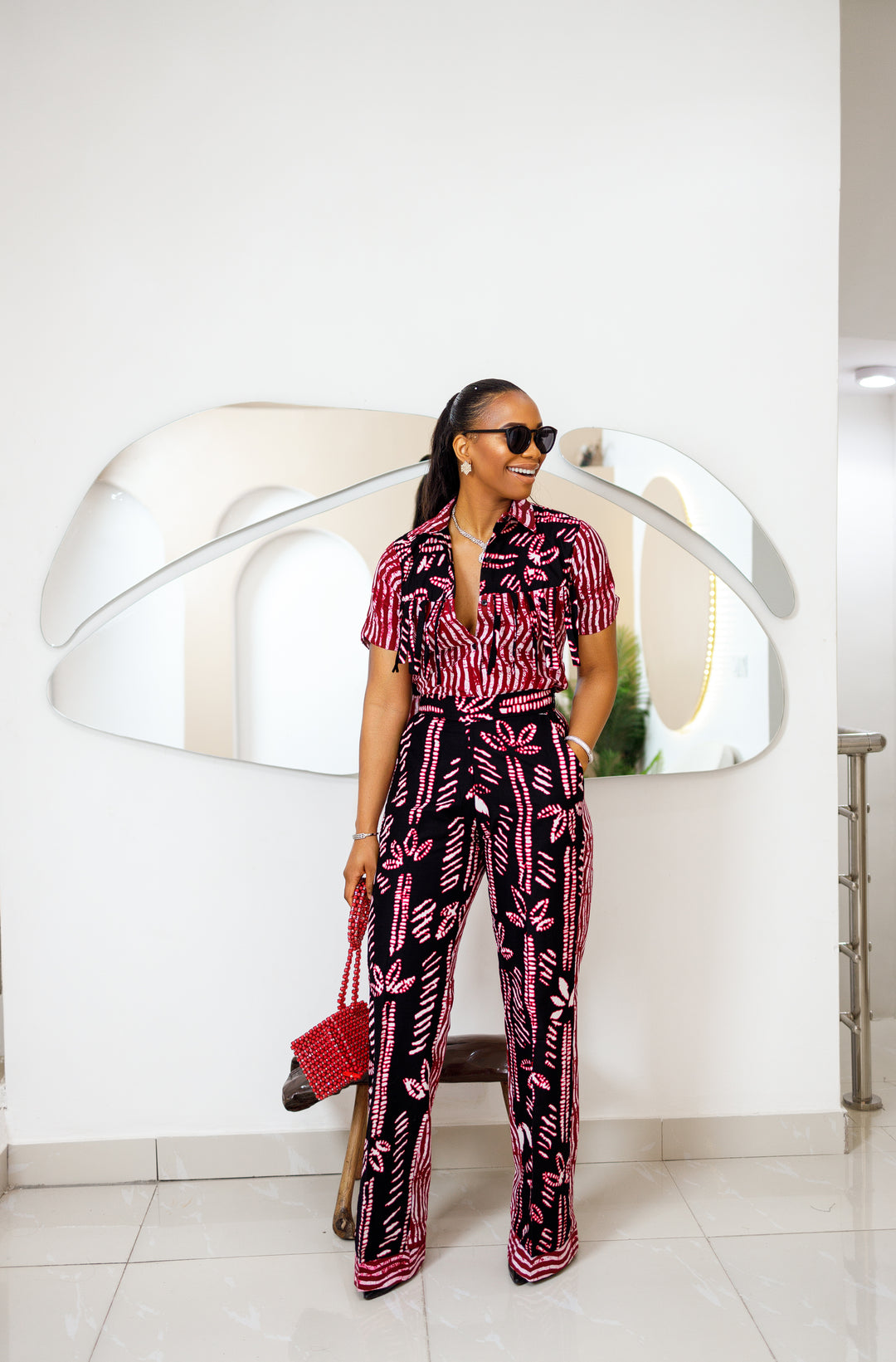 Bidemi African Print Top and Pants set