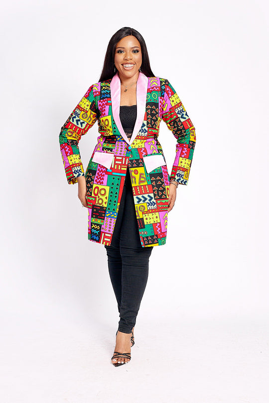 African Print Farisa  Blazer