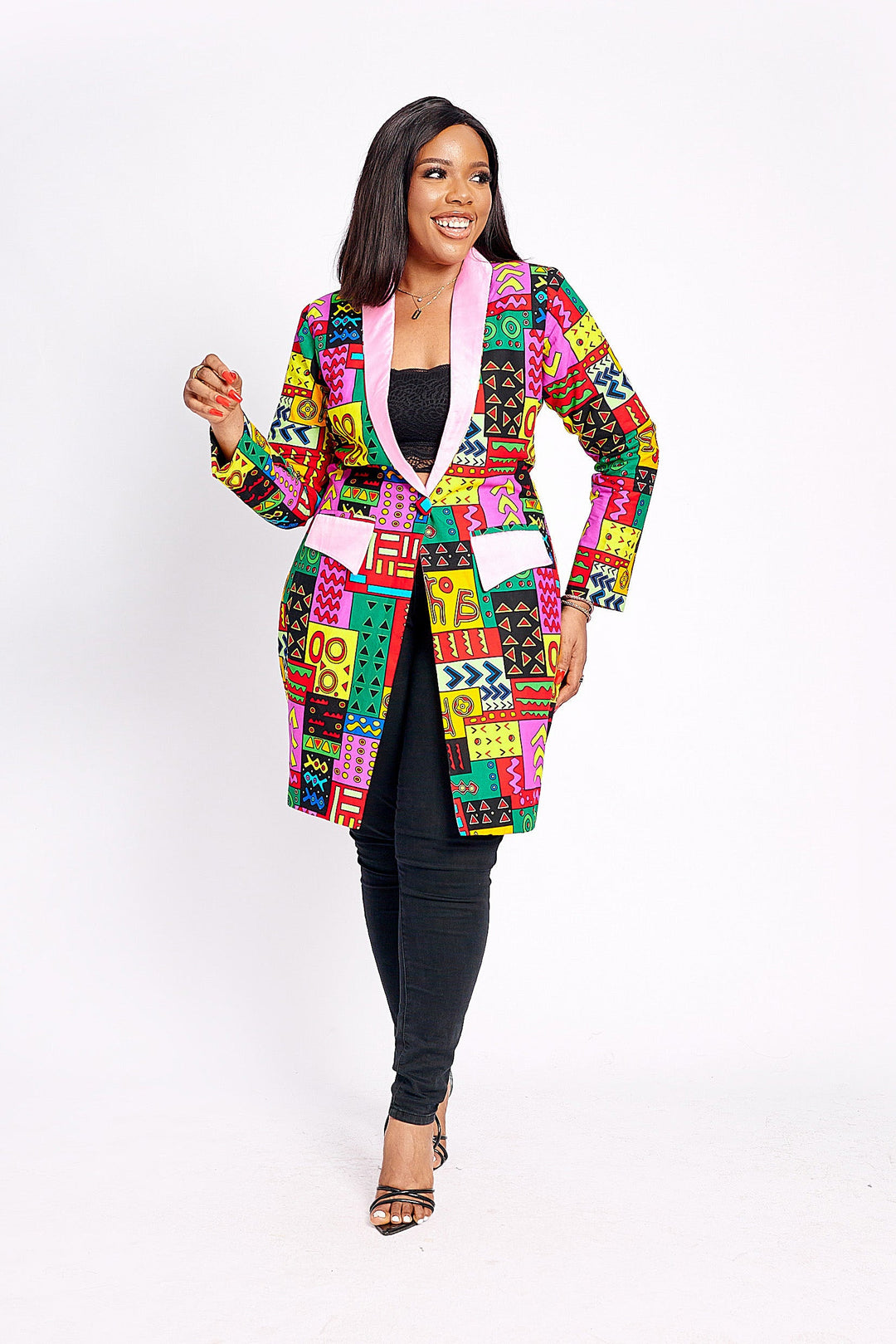 African Print Farisa  Blazer