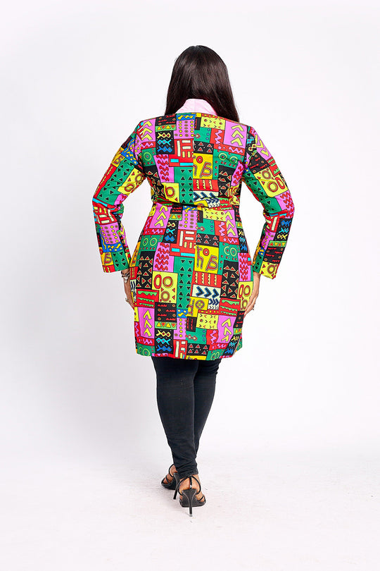 African Print Farisa  Blazer