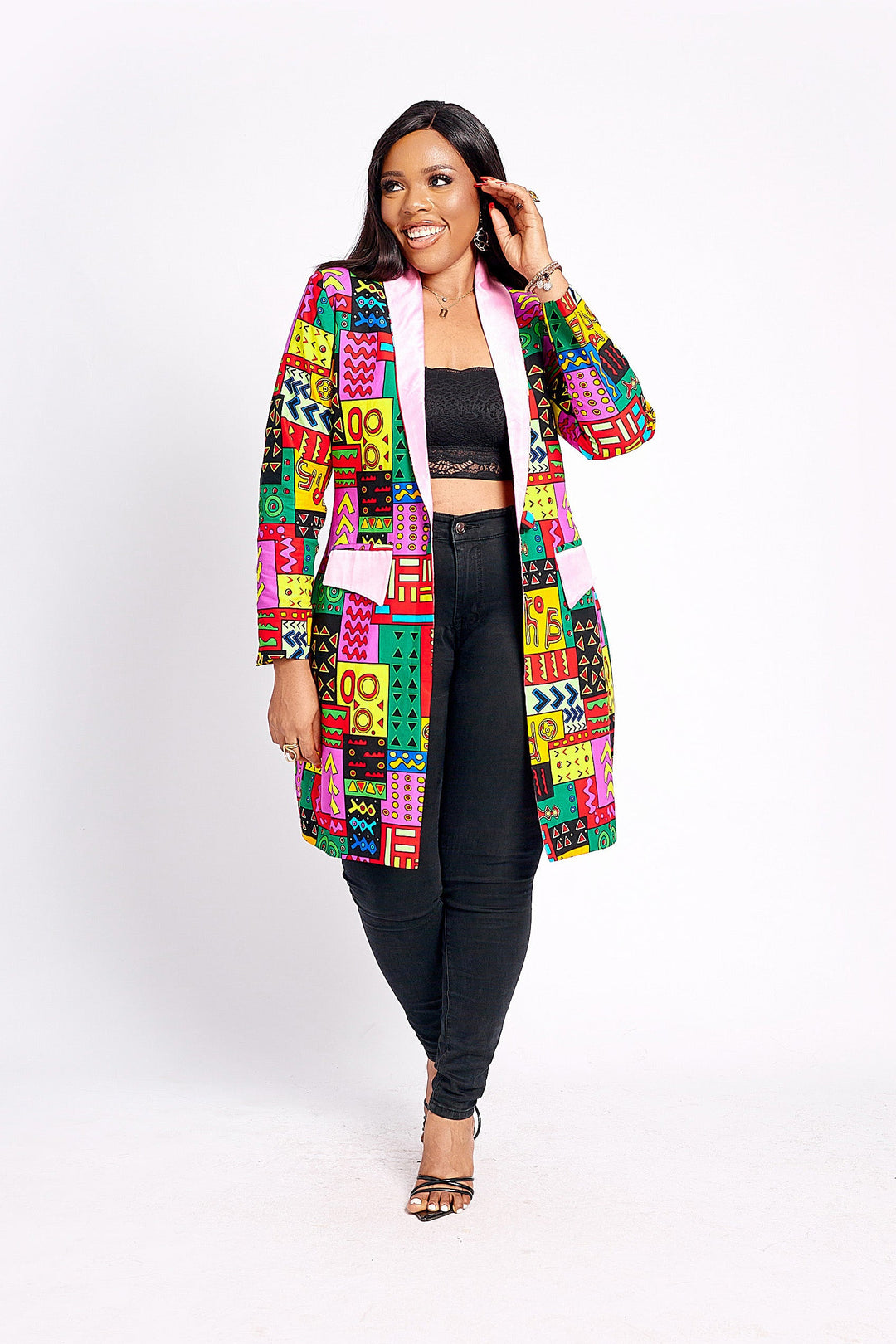 African Print Farisa  Blazer