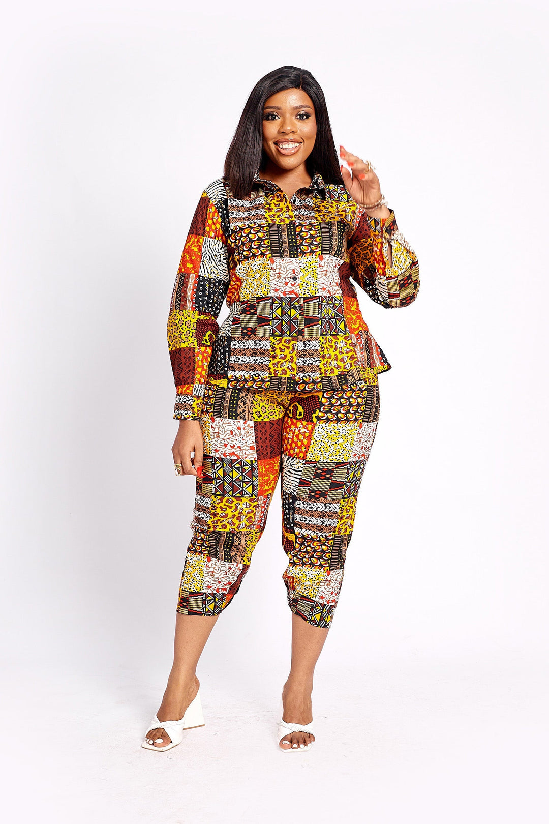 African Print Jemila Pants