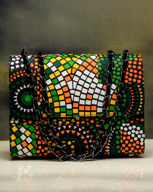 Bukola African Print Handbag