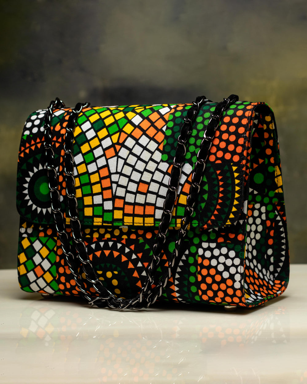 Bukola African Print Handbag