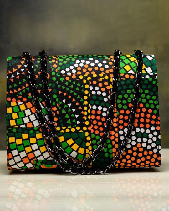 Bukola African Print Handbag