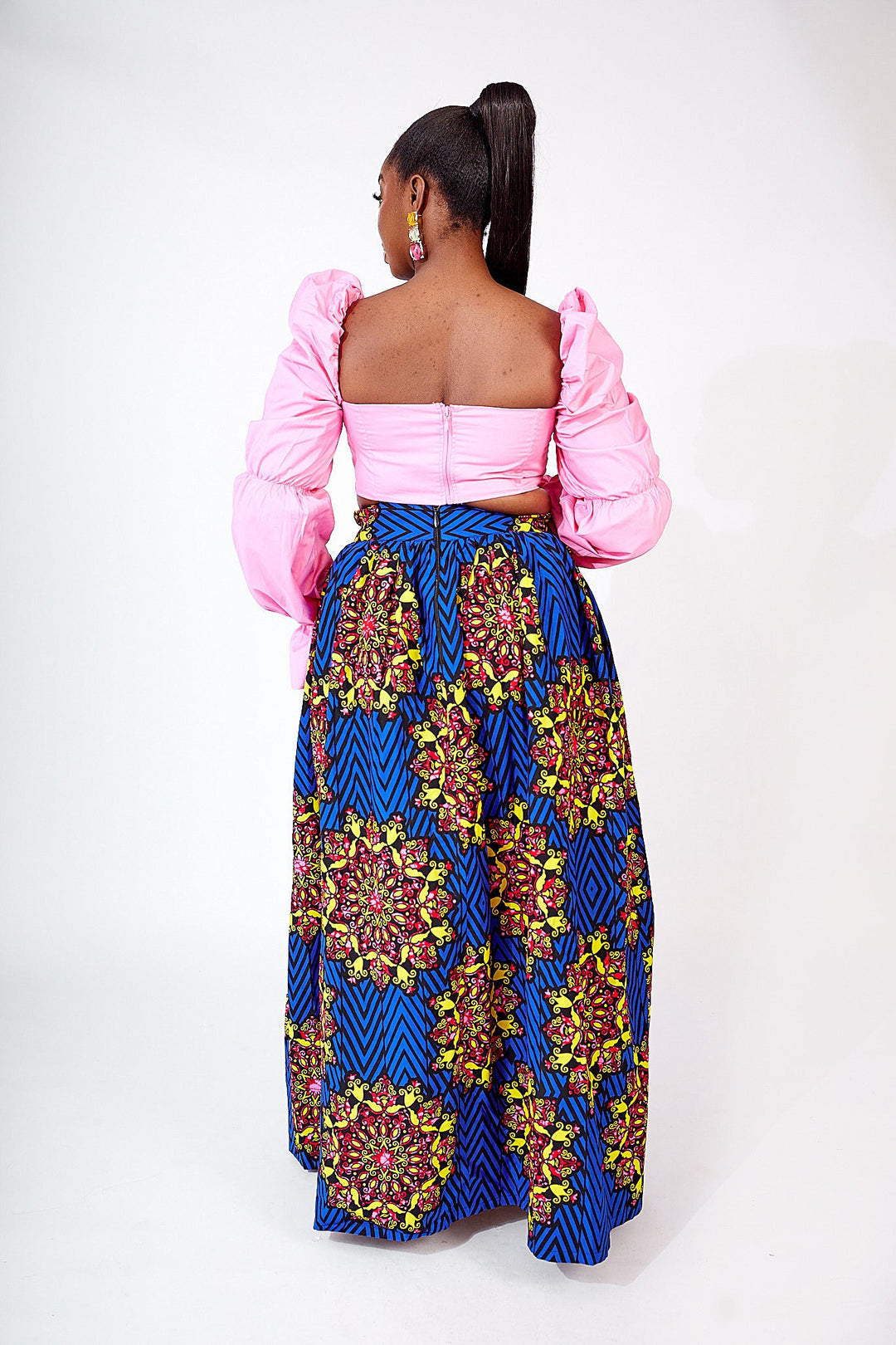 SALE FOLU AFRICAN PRINT MAXI SKIRT