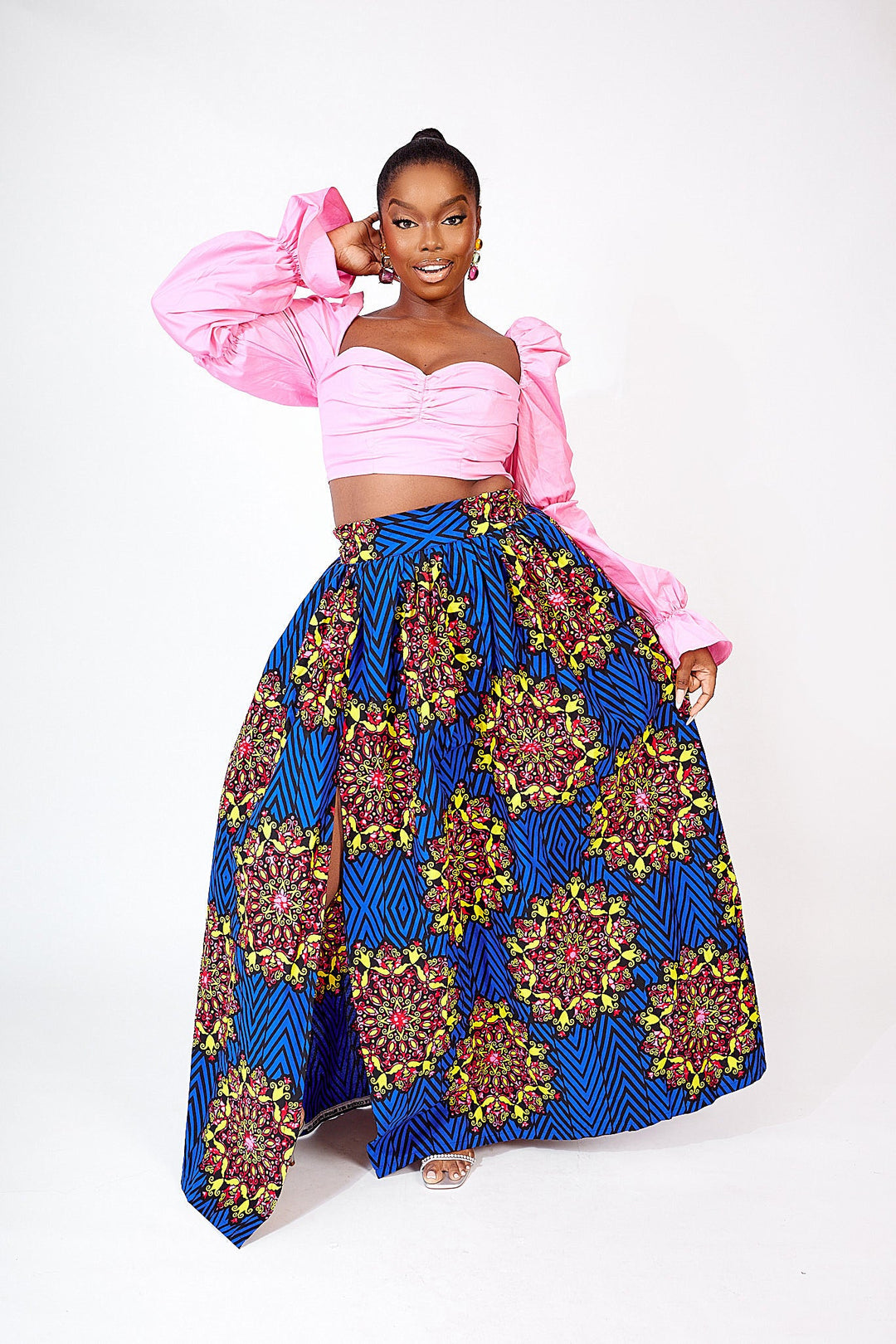 SALE FOLU AFRICAN PRINT MAXI SKIRT