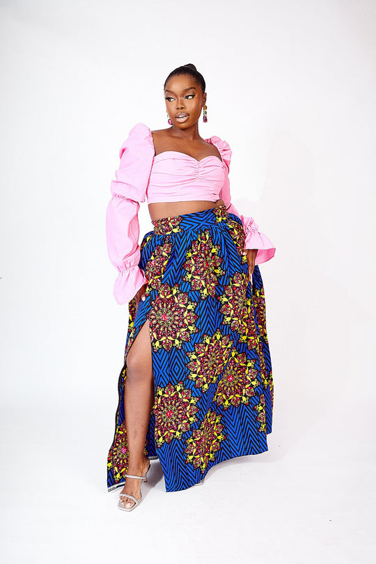 SALE FOLU AFRICAN PRINT MAXI SKIRT