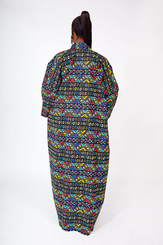 KIMONO FADEKE IMPRIMÉ AFRICAIN