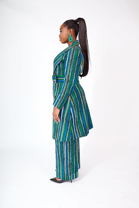 SALE AFRICAN PRINT JOLADE TRENCH JACKET