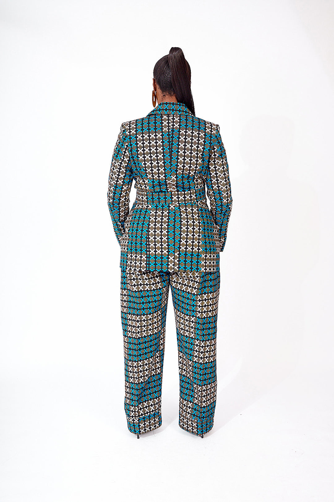 Remi African Print Blazer