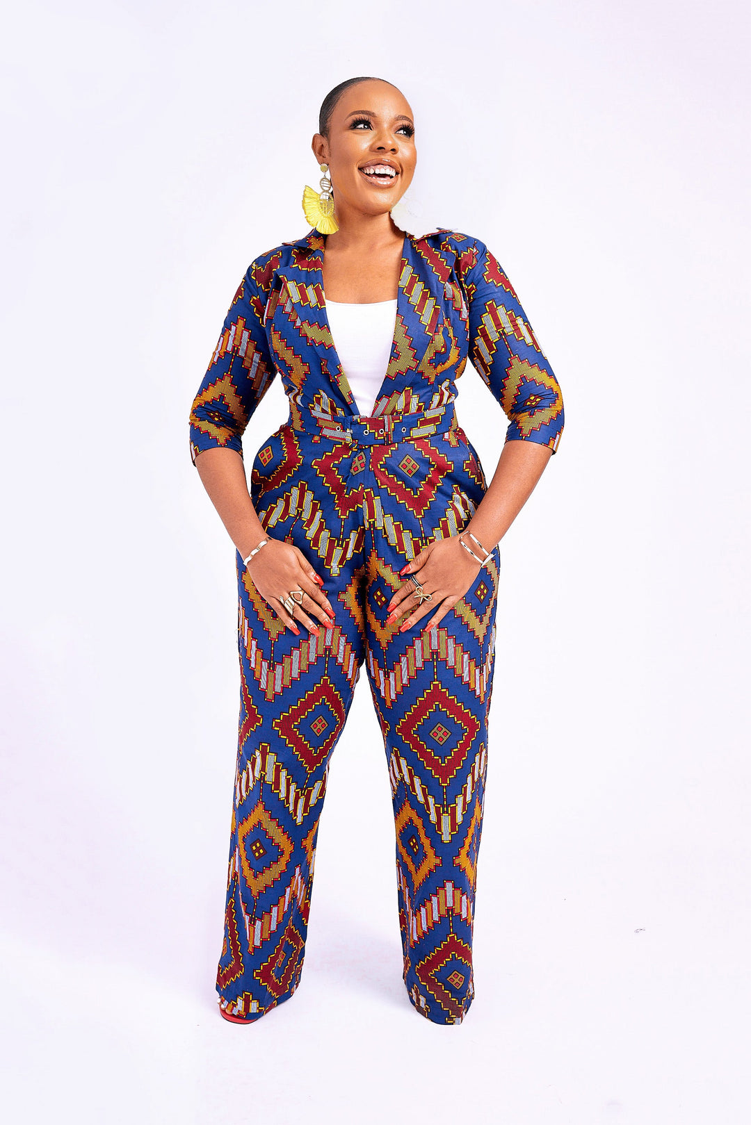 SALE AFRICAN PRINT YEMISI JUMPSUIT