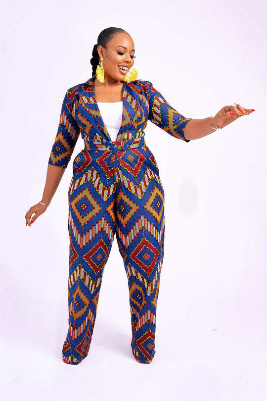 SALE AFRICAN PRINT YEMISI JUMPSUIT