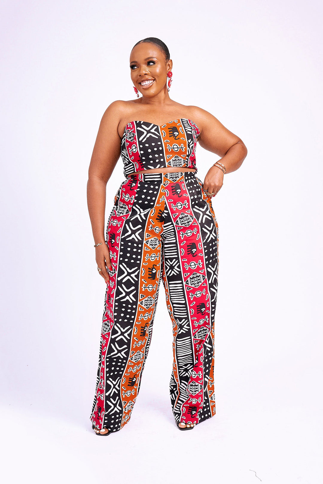 SALE AMAUCHE AFRICAN PRINT SET