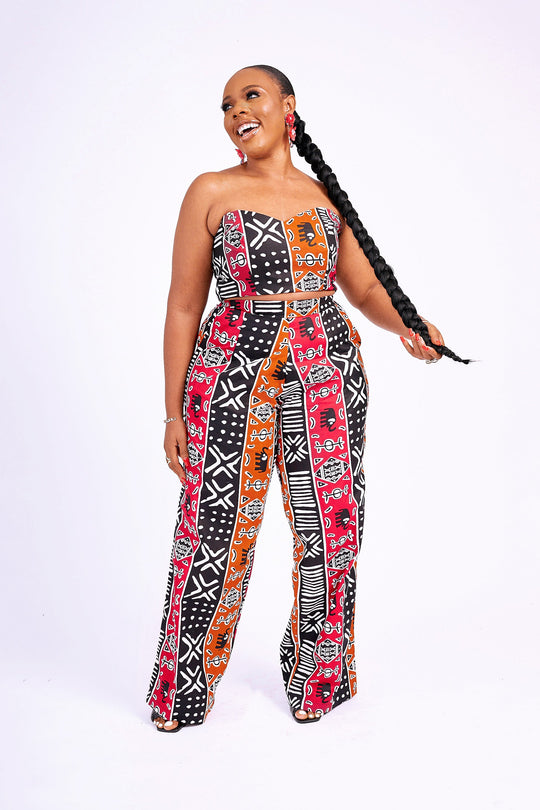 SALE AMAUCHE AFRICAN PRINT SET