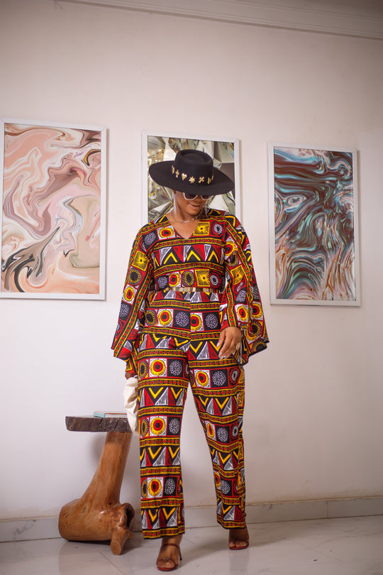 African Print Adebola Jumpsuit