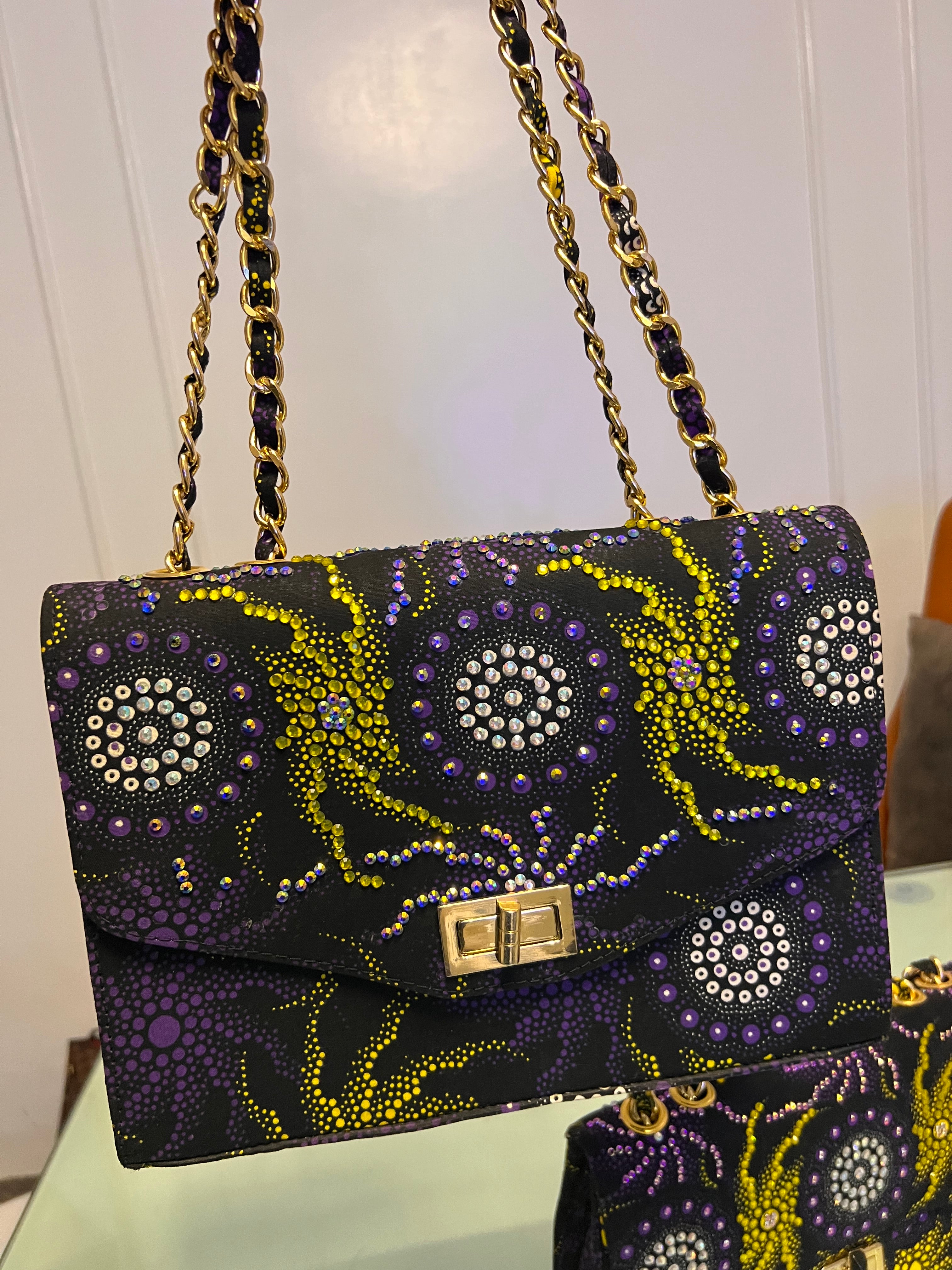 Bummi Rhinestoned Handbag