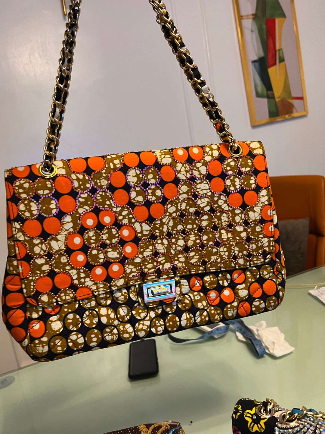 IMADE Rhinestoned Handbag