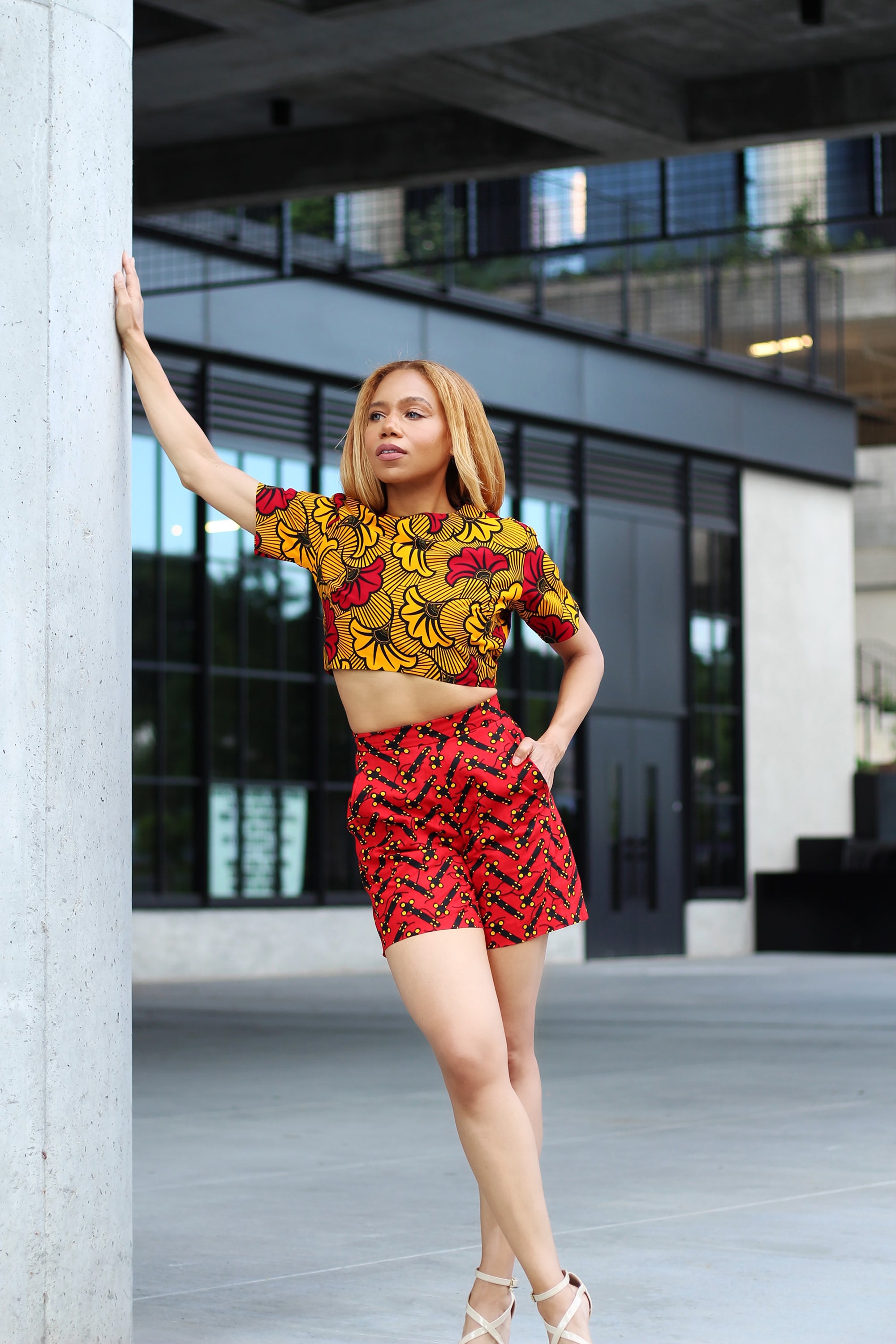 African Print Tops Blouses and T Shirts for Women MYTRIBENG