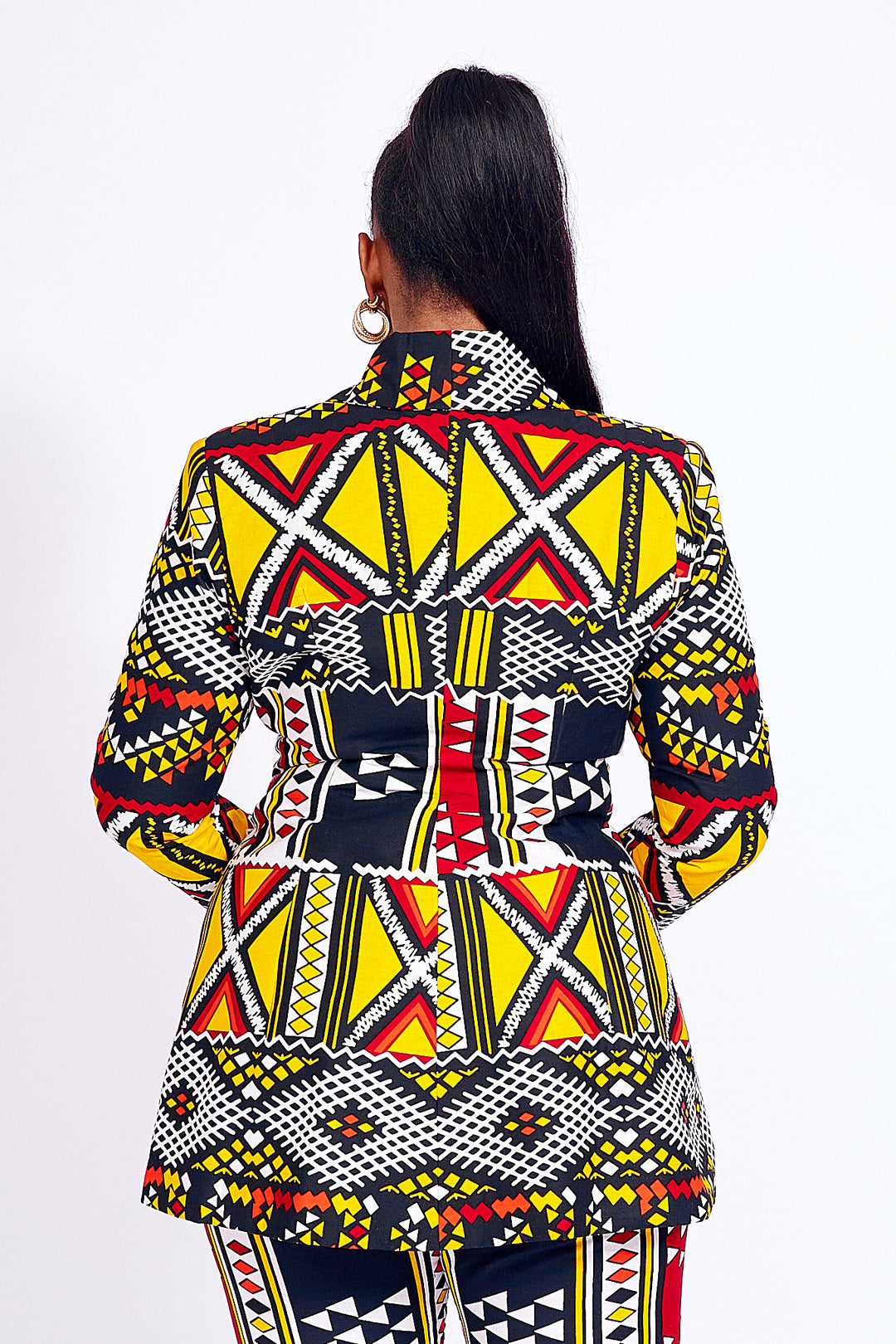 African Print Amaka Blazer