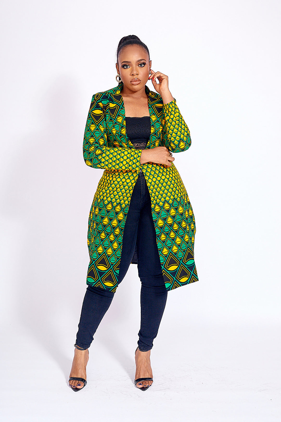 African Print jacket