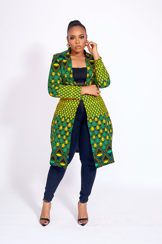 African Print jacket