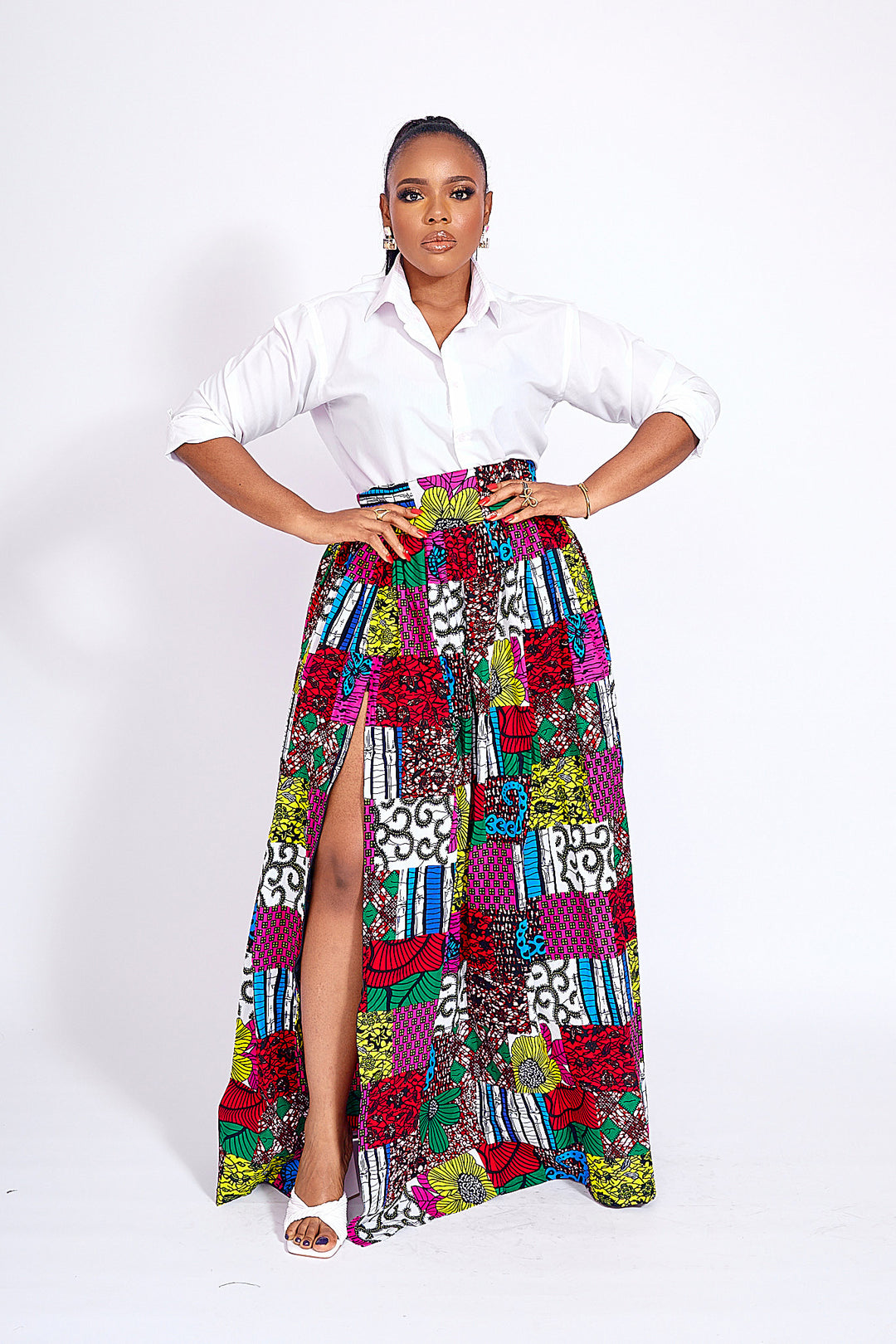 African Print Siman Skirt