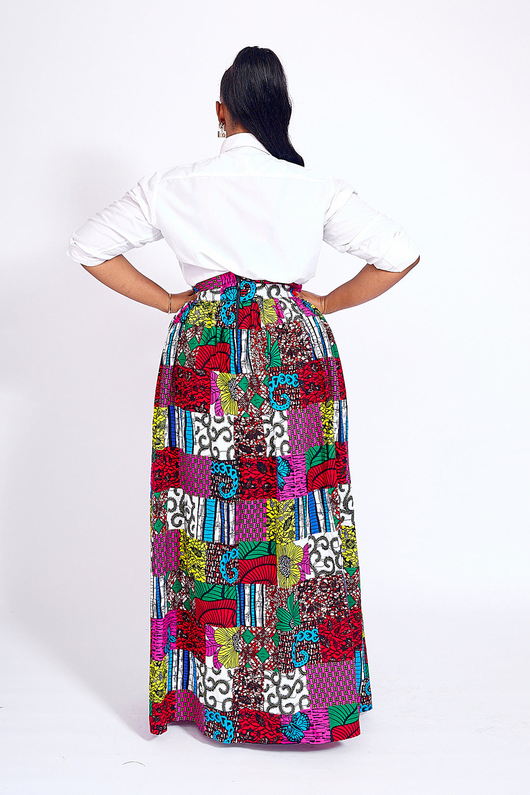 African Print Siman Skirt