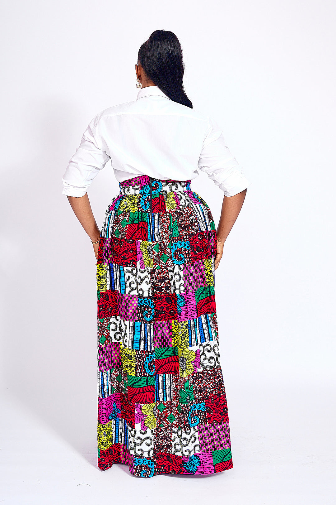 African Print Siman Skirt