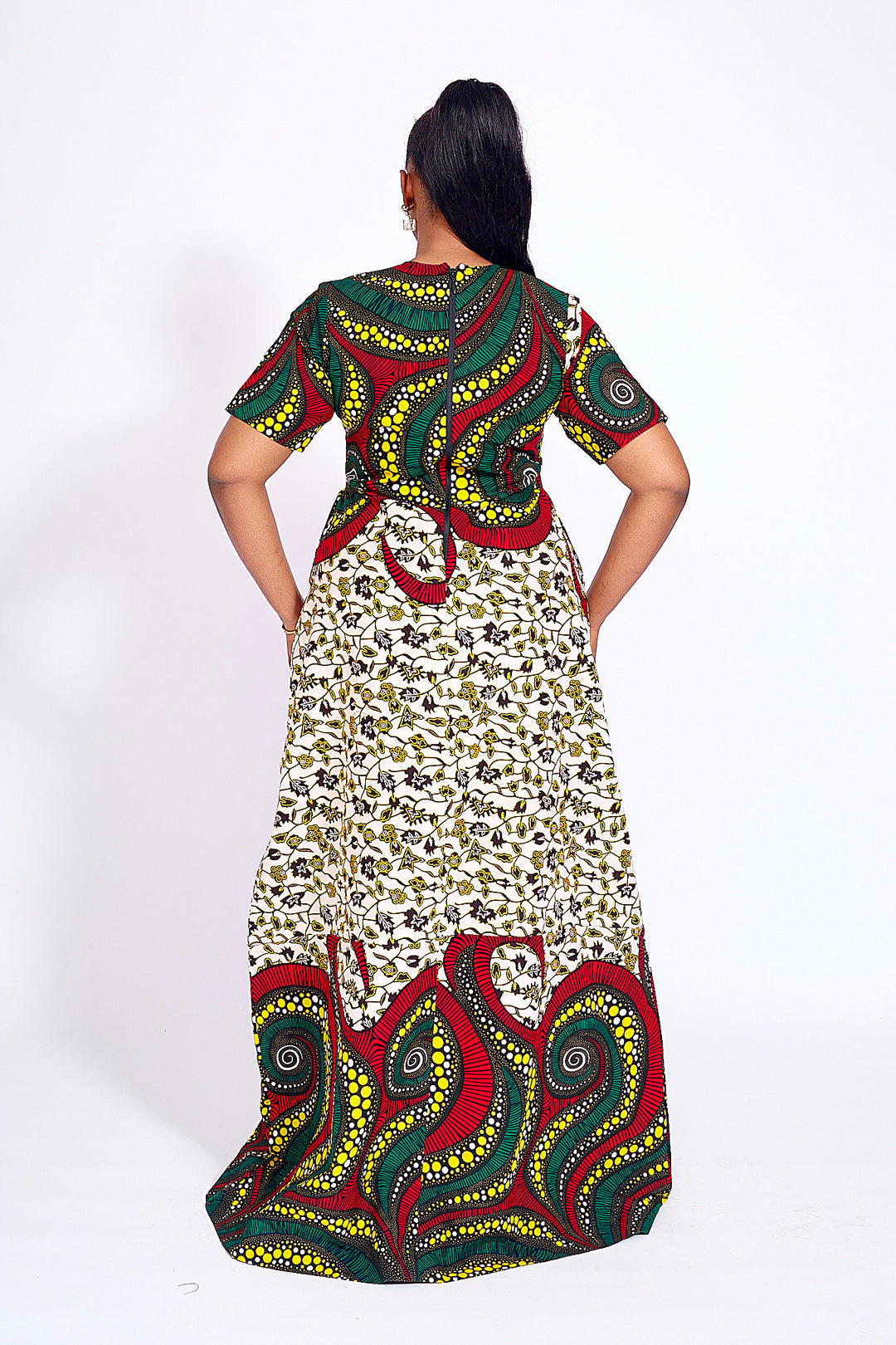 ROBE MAXI SADE IMPRIMÉ AFRICAIN