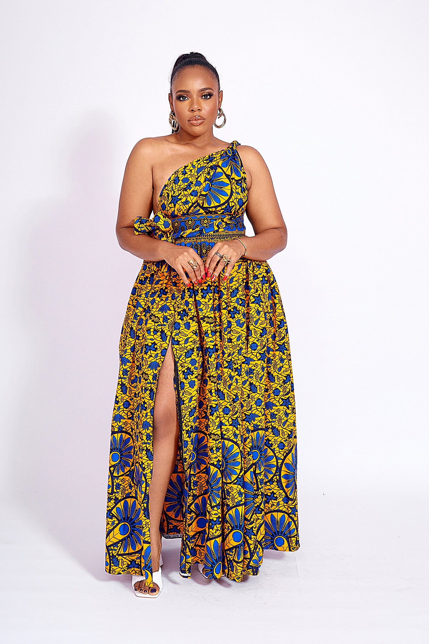 African Print Tadla Infinity Dress 