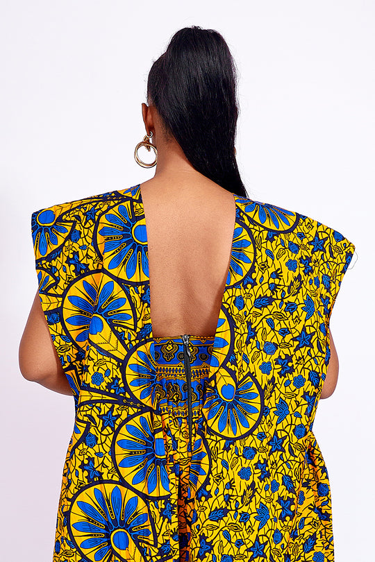 African Print Tadla Infinity Dress 