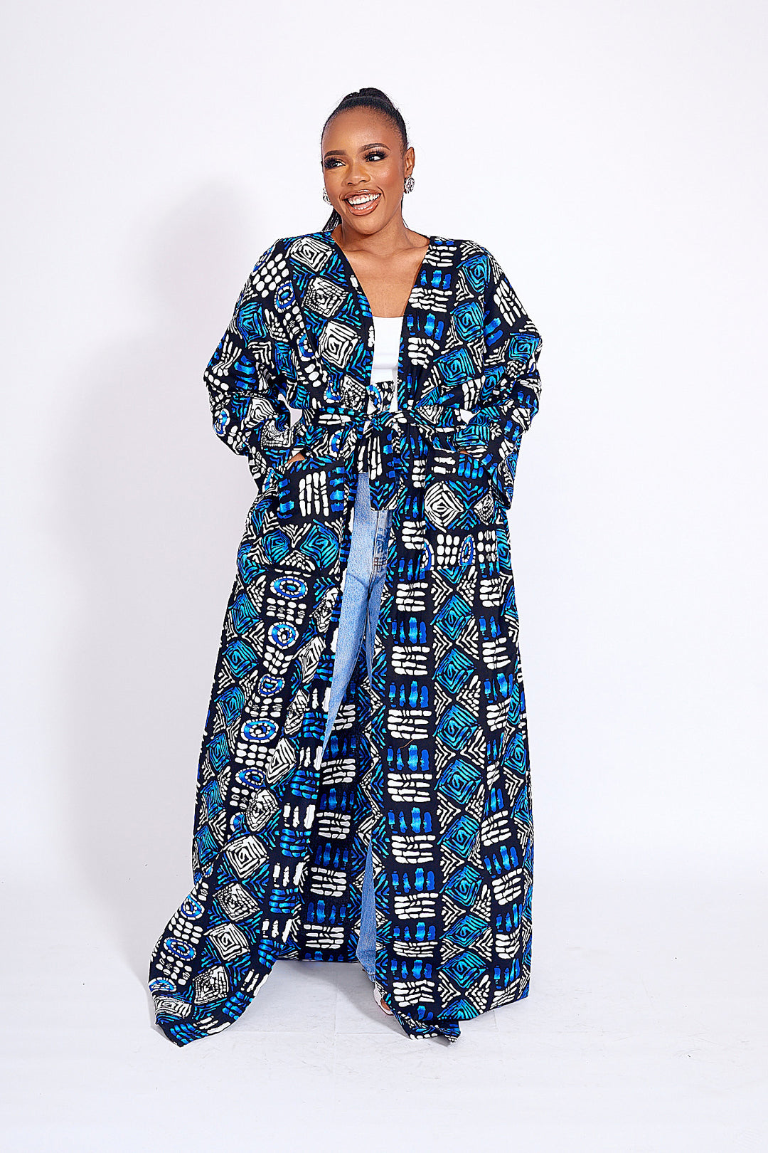 African Print Anele Kimono