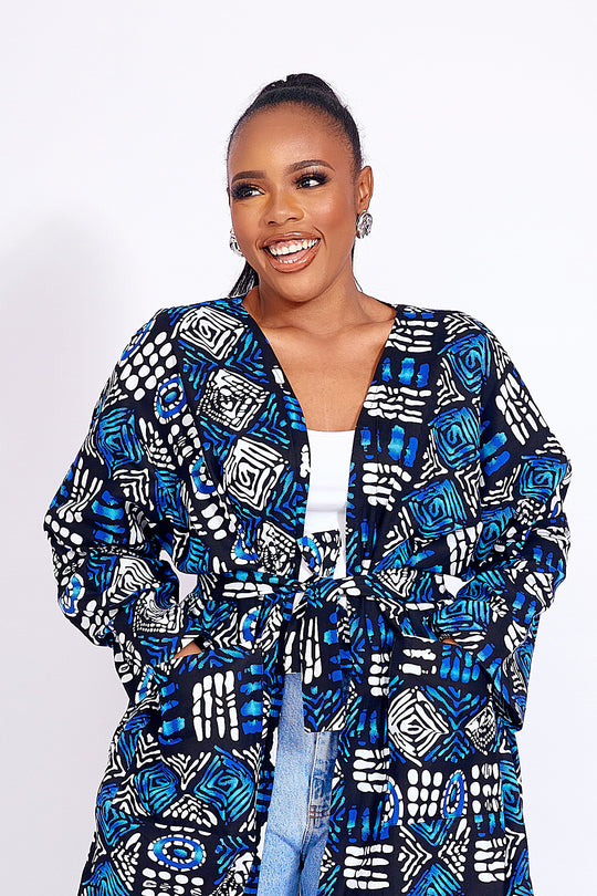 African Print Anele Kimono