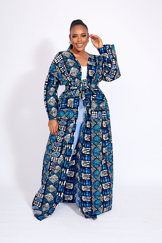 African Print Anele Kimono