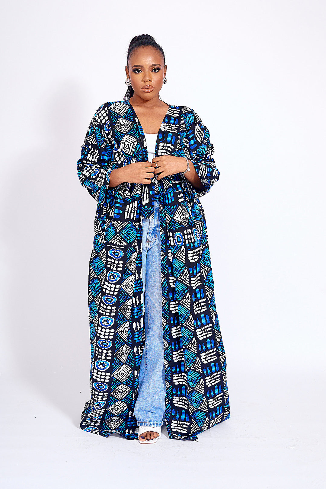 African Print Anele Kimono