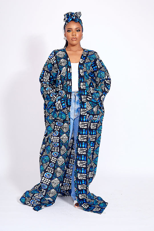 African Print Anele Kimono