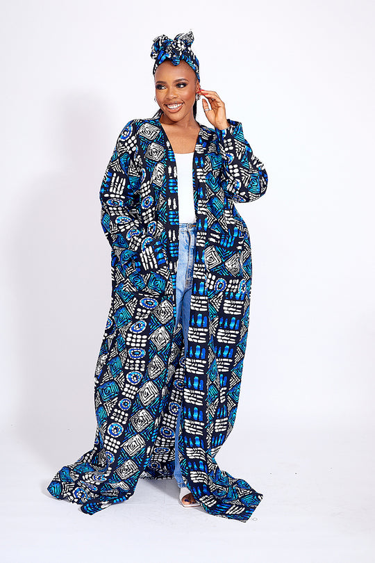 African Print Anele Kimono