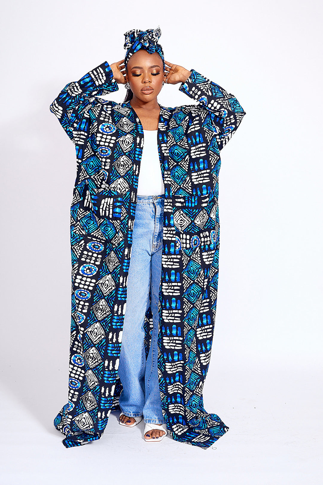 African Print Anele Kimono