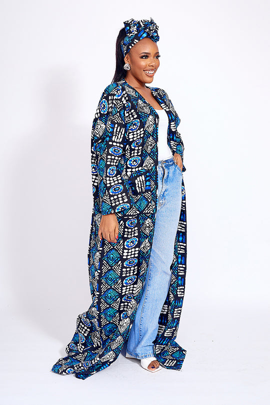 African Print Anele Kimono