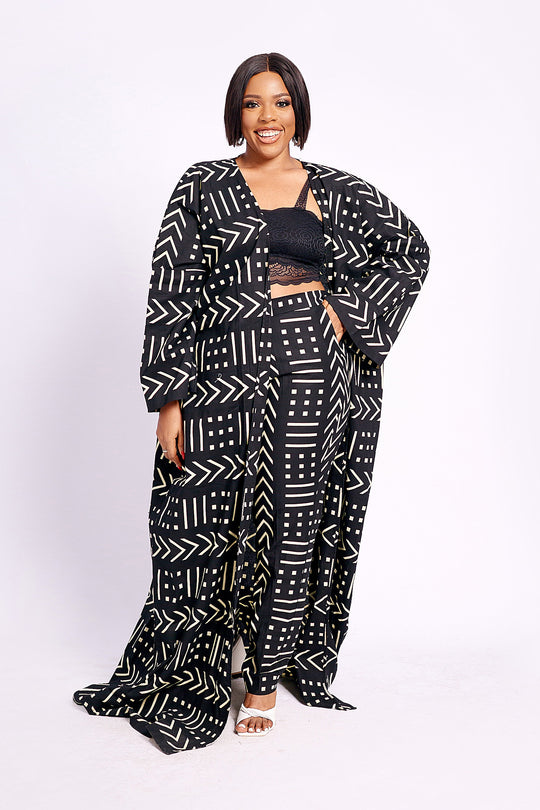 African Print Titilayo Kimono