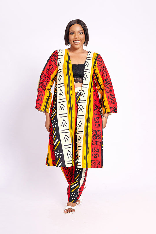 African Print Kimono