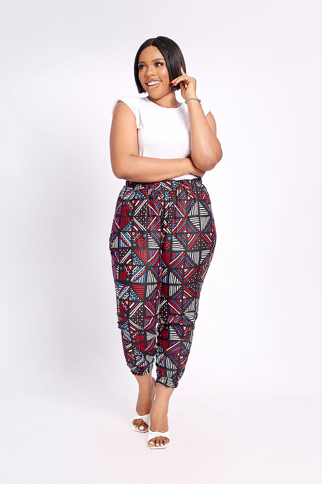 African Print Zeeba Joggers