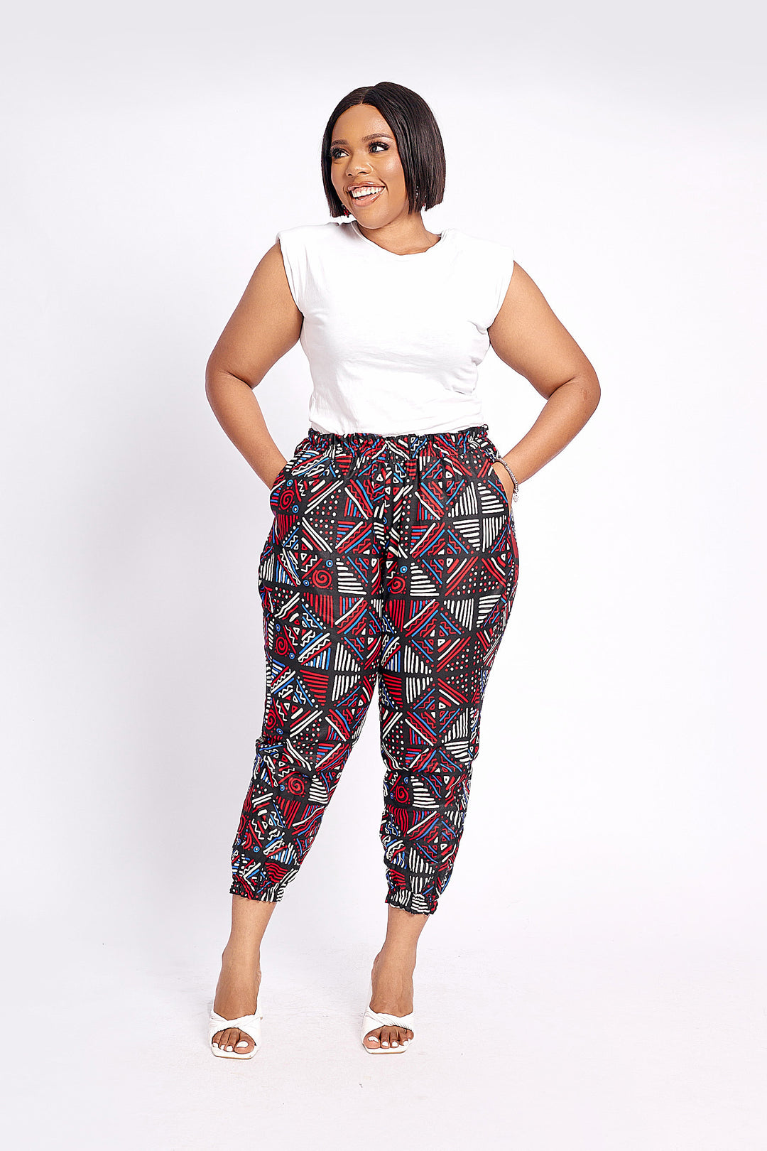 AFRICAN PRINT ZEEBA JOGGERS