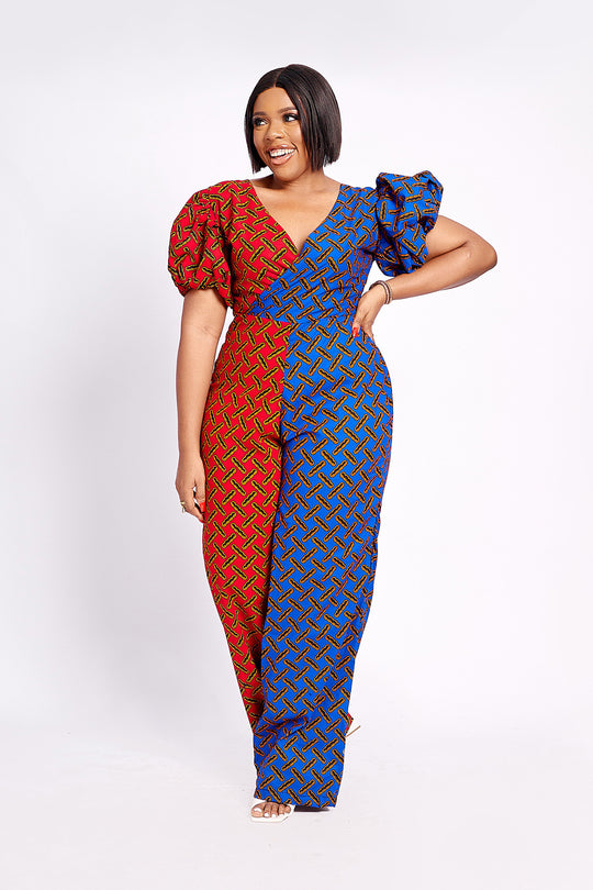 African Print Paloma Jumpsuit