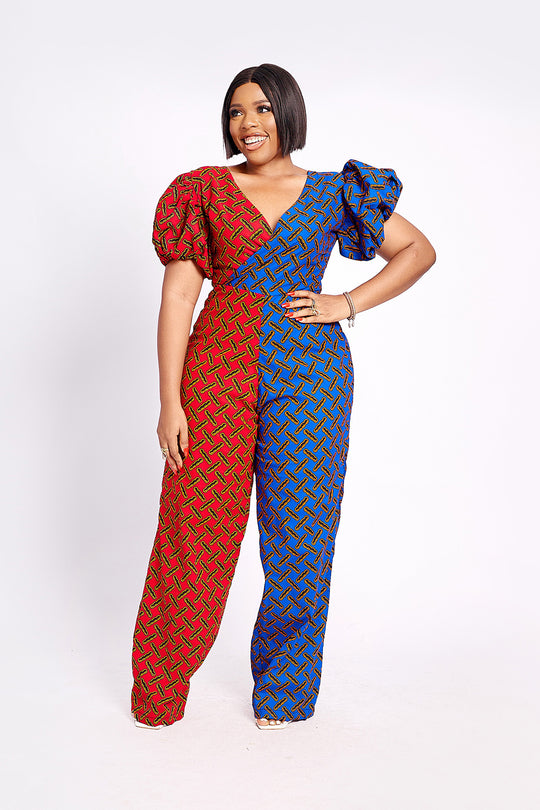 African Print Paloma Jumpsuit