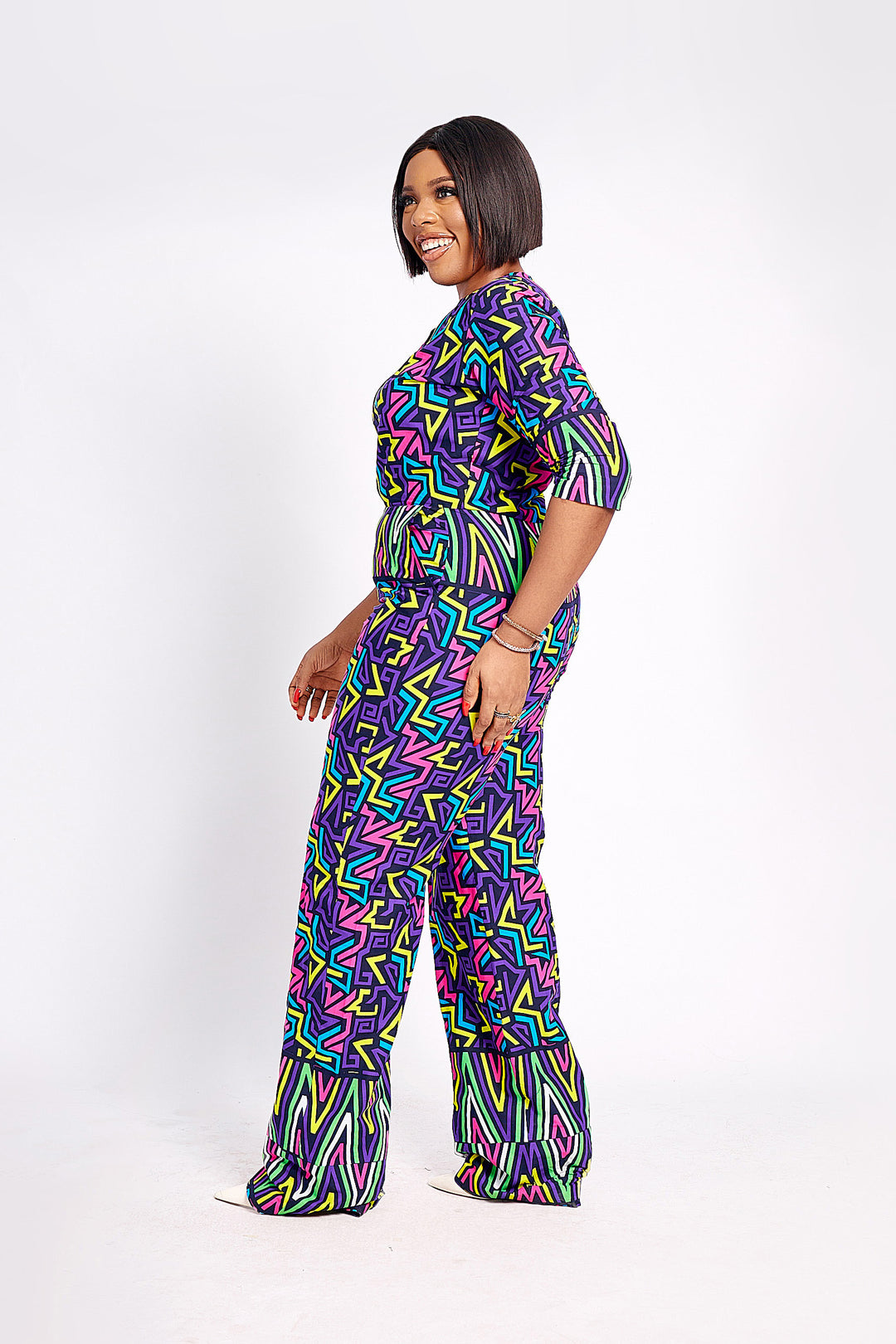 African Print Ebele Jumpsuit