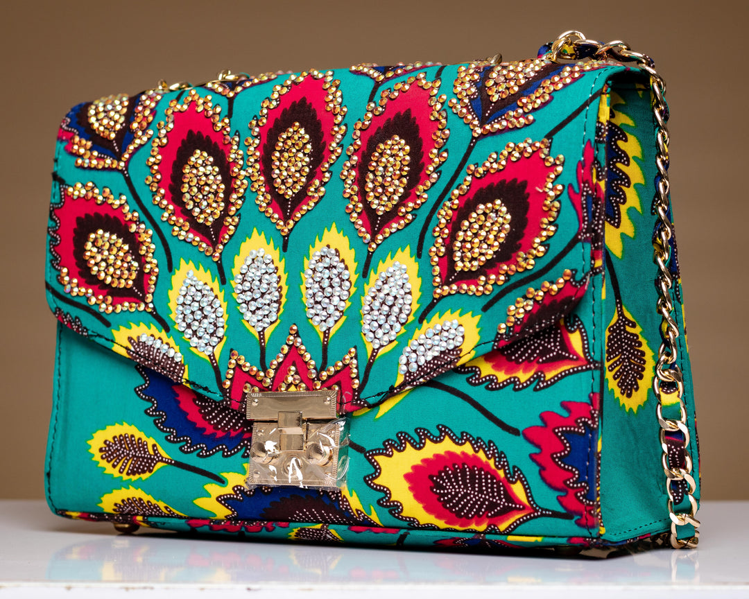 HALIMAT Rhinestoned Handbag