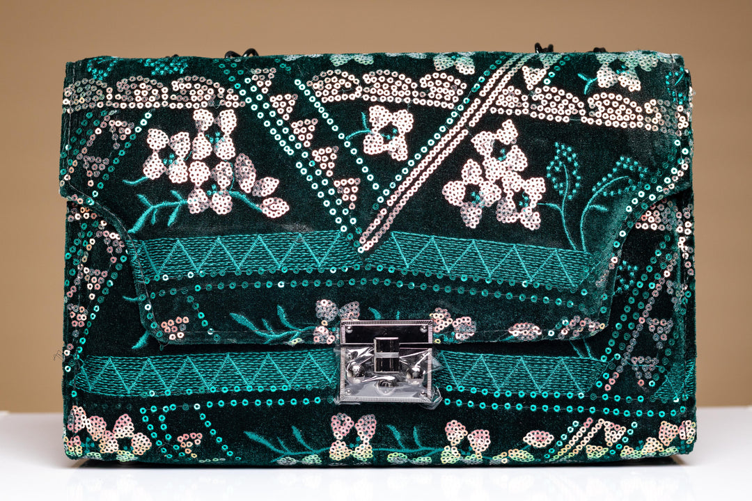 Zainab Sequined Handbag